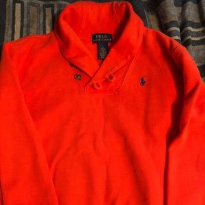Polo orange sweater/sweatsuit